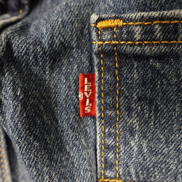 Levi's jeans 70's high flare women's 31 stonewash blue big E red tab premium - Picture 11 of 15